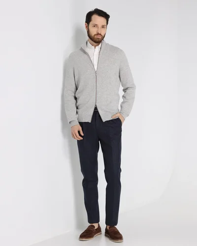 Брюки цвет темно-серый — превью 3