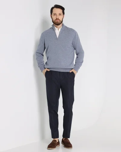 Брюки цвет темно-серый — превью 4