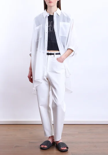 Рубашка цвет белый — превью 2