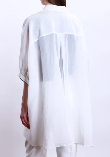 Рубашка цвет белый — превью 4