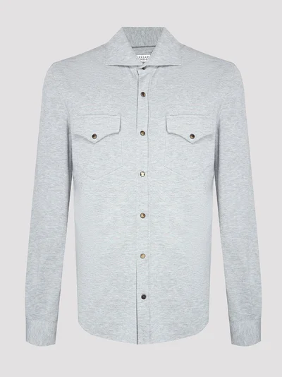 Рубашка цвет серый — превью 1