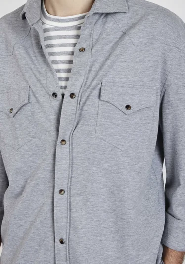 Рубашка цвет серый — превью 5