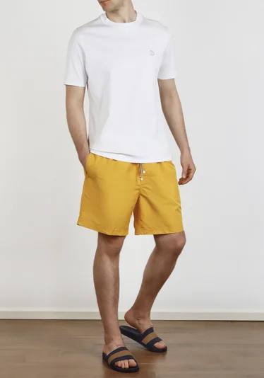 Шорты цвет желтый — превью 3