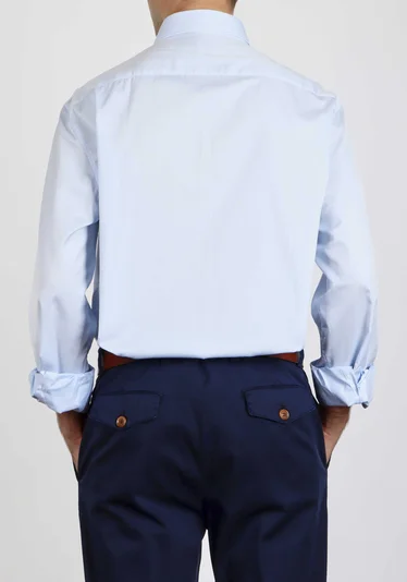 Рубашка цвет светло-голубой — превью 4