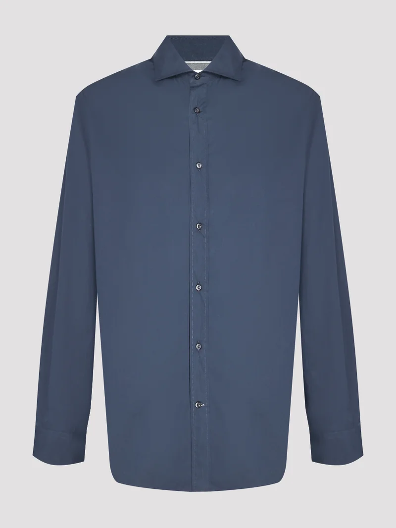 Рубашка цвет темно-синий