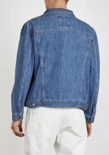 Куртка цвет голубой — превью 4