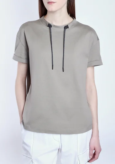 Футболка цвет тауп — превью 3