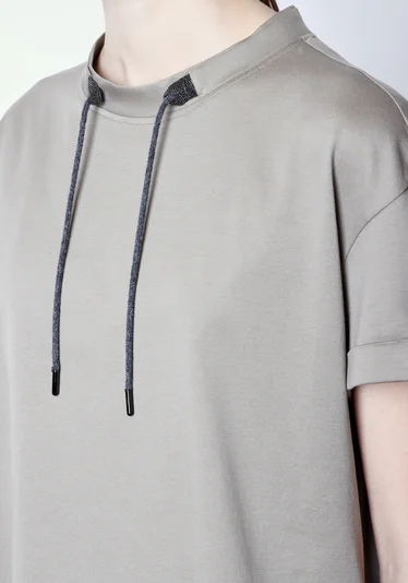 Футболка цвет тауп — превью 5