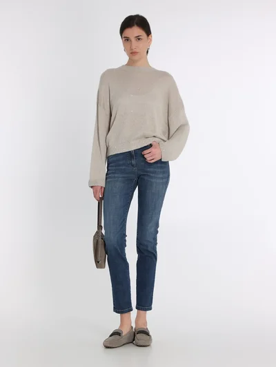 Джинсы цвет темно-синий — превью 2