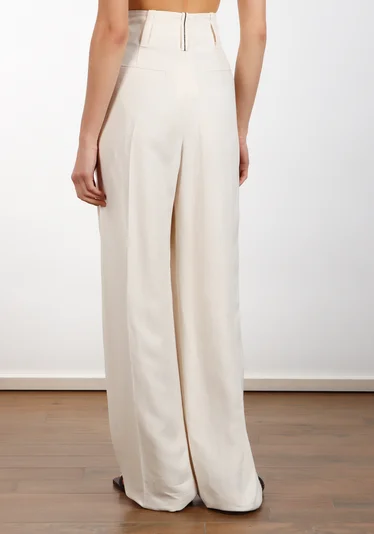 Брюки цвет кремовый — превью 4