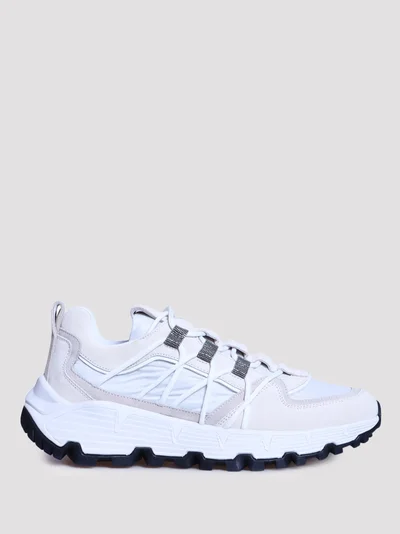 Кроссовки цвет бело-бежевый — превью 1