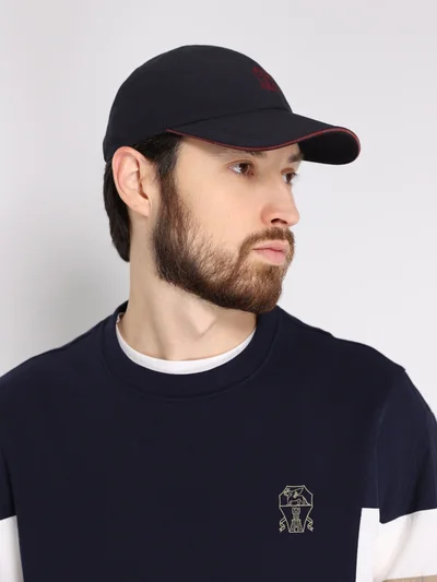 Кепка цвет синий — превью 2