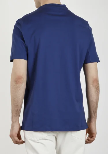 Футболка цвет темно-синий — превью 4