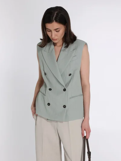 Жилет цвет мята — превью 2