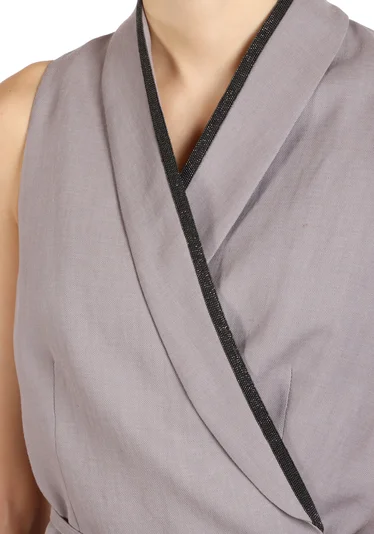 Жилет цвет лиловый — превью 5