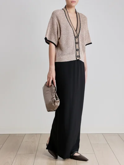 Юбка цвет черный — превью 2