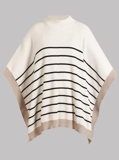 Джемпер цвет черно-белый — превью 1