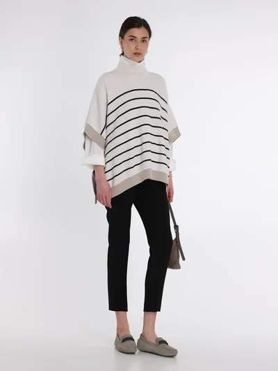 Джемпер цвет черно-белый — превью 3