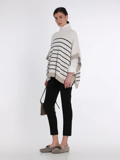 Джемпер цвет черно-белый — превью 4