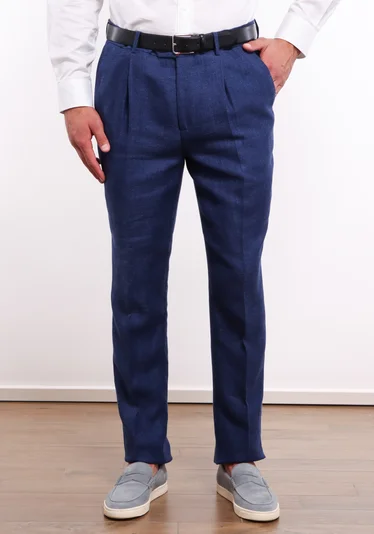 Брюки цвет синий — превью 3