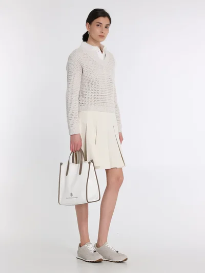 Юбка цвет кремовый — превью 2