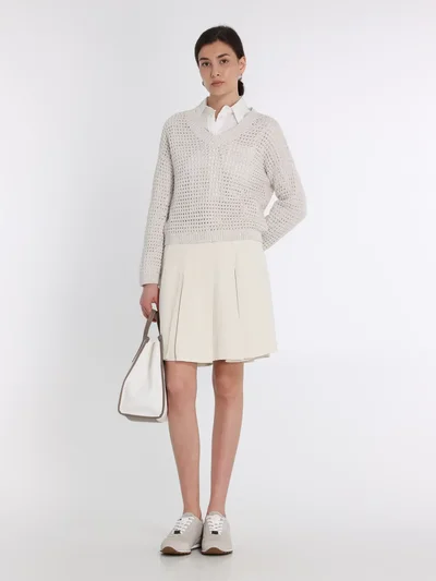 Юбка цвет кремовый — превью 3