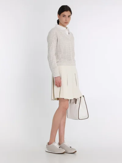 Юбка цвет кремовый — превью 4