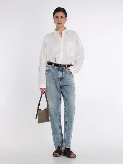 Джинсы цвет светло-голубой — превью 2