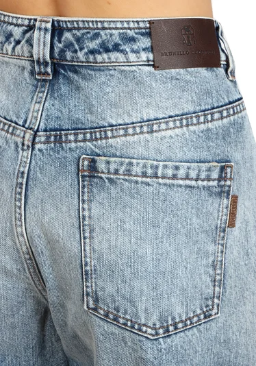 Джинсы цвет светло-голубой — превью 6