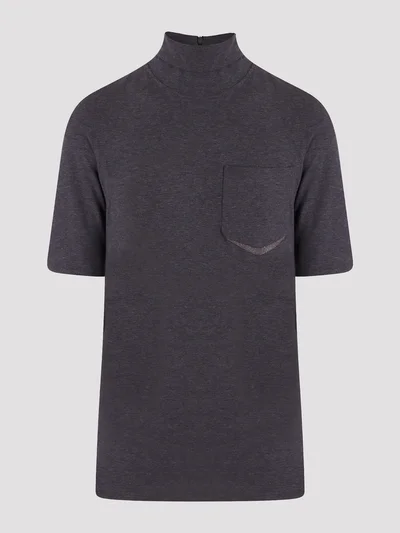 Водолазка цвет серый — превью 1