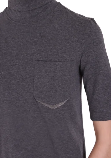 Водолазка цвет серый — превью 5