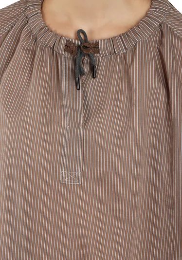 Рубашка цвет коричневый — превью 5