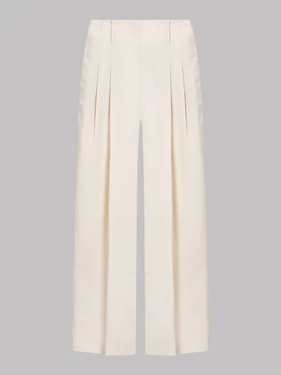 Брюки цвет кремовый — превью 1