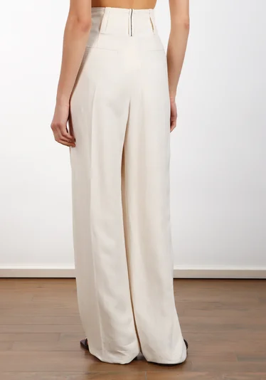 Брюки цвет кремовый — превью 4