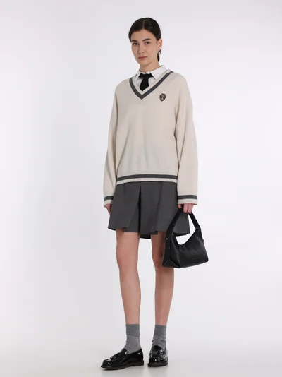 Шорты цвет серый — превью 3