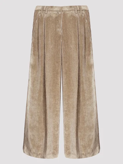 Брюки цвет бежевый — превью 1