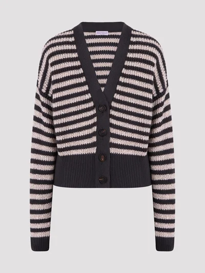 Кардиган цвет бежево-серый — превью 1