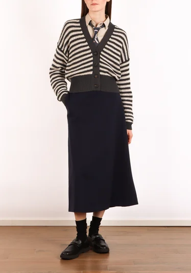 Кардиган цвет бежево-серый — превью 2