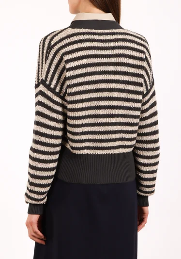 Кардиган цвет бежево-серый — превью 4