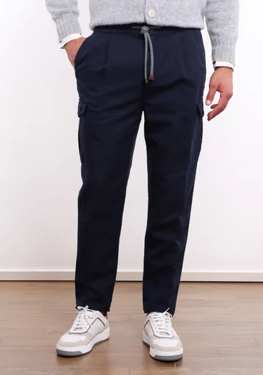 Брюки цвет синий — превью 3