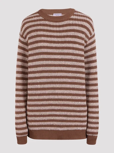 Джемпер цвет бежево-золотой — превью 1