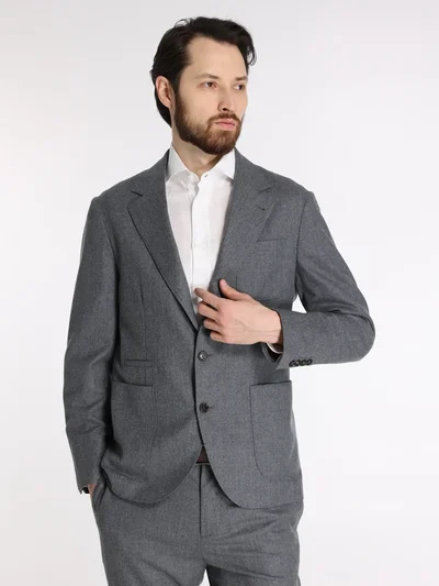 Пиджак цвет серый — превью 2