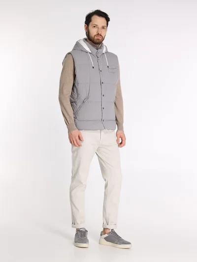 Жилет цвет серый — превью 3