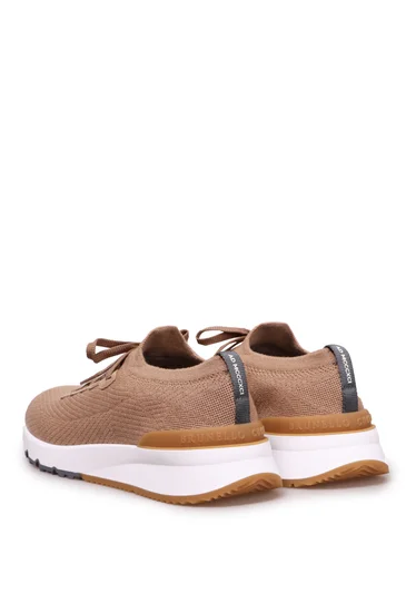 Кроссовки цвет темно-бежевый — превью 3