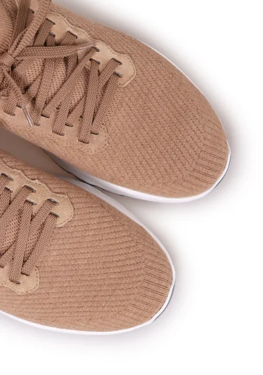 Кроссовки цвет темно-бежевый — превью 4