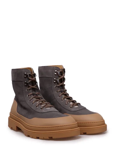 Ботинки цвет серый — превью 2