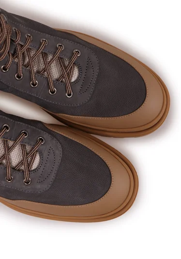 Ботинки цвет серый — превью 4