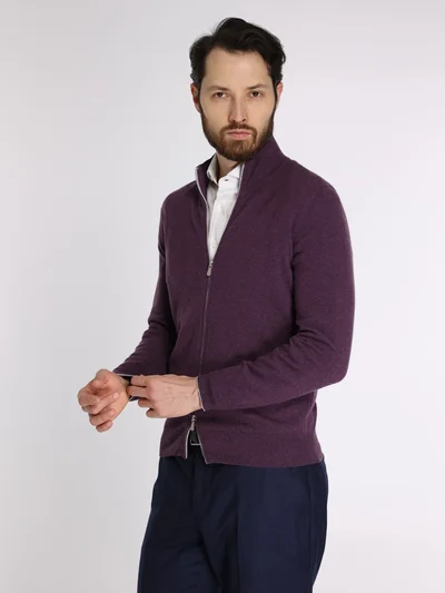 Кардиган цвет винный — превью 6