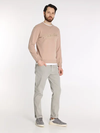 Толстовка цвет бежевый — превью 3