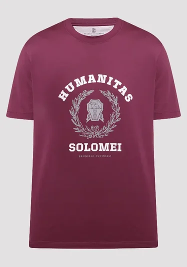 Футболка цвет ягодный — превью 1